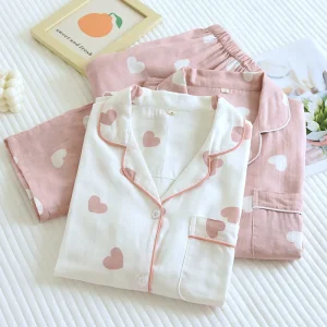 Conjunto Pijama Feminino Algodão Primavera Outono – Conforto e Estilo