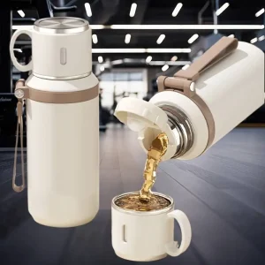 Garrafa Térmica 600ml Aço Inox | Viagem e Escritório
