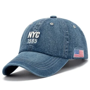 Boné de Ganga Unissexo com Letras Bordadas – Estilo Snapback