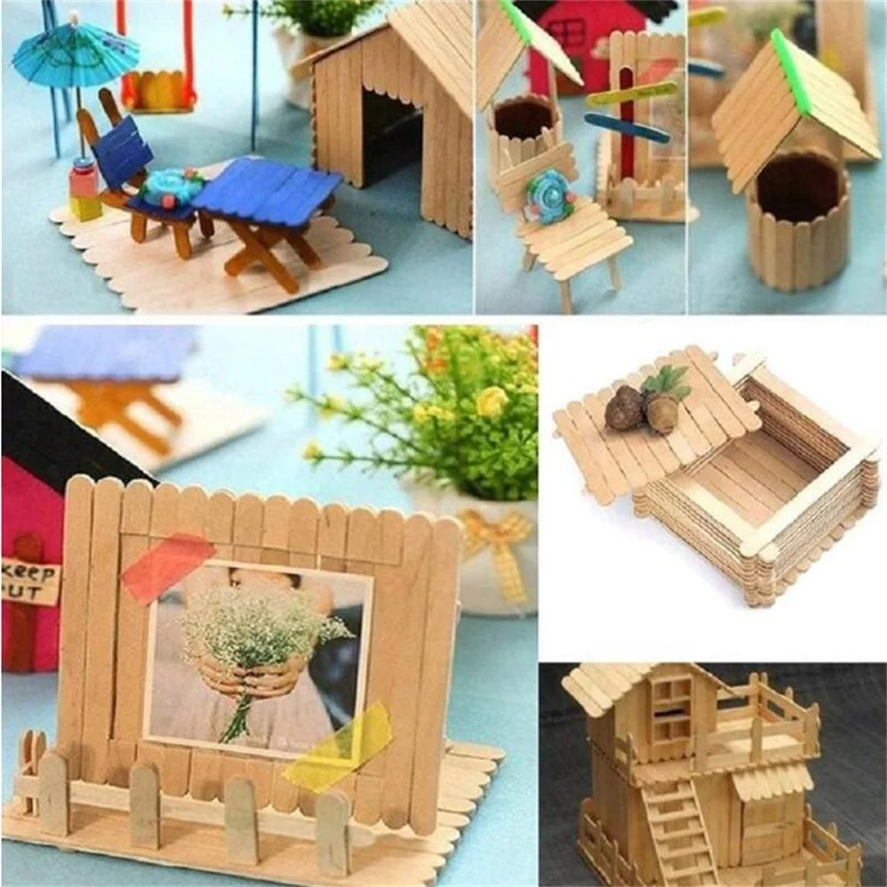 Varetas de Madeira Multiusos para Mistura e Artesanato – 11.4cm - Image 7