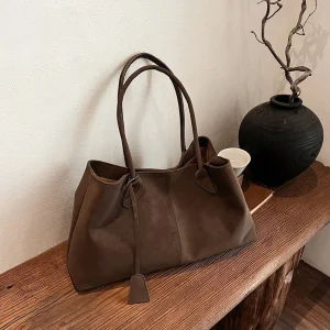 Mala de Ombro Elegante em Camurça para Mulher | Versátil