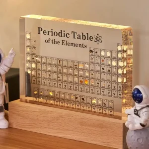 Tabela Periódica de Acrílico: Decoração Científica Moderna