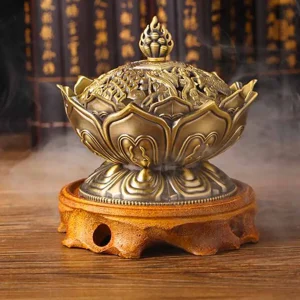 Queimador de Incenso Buda Flor: Elegância e Harmonia