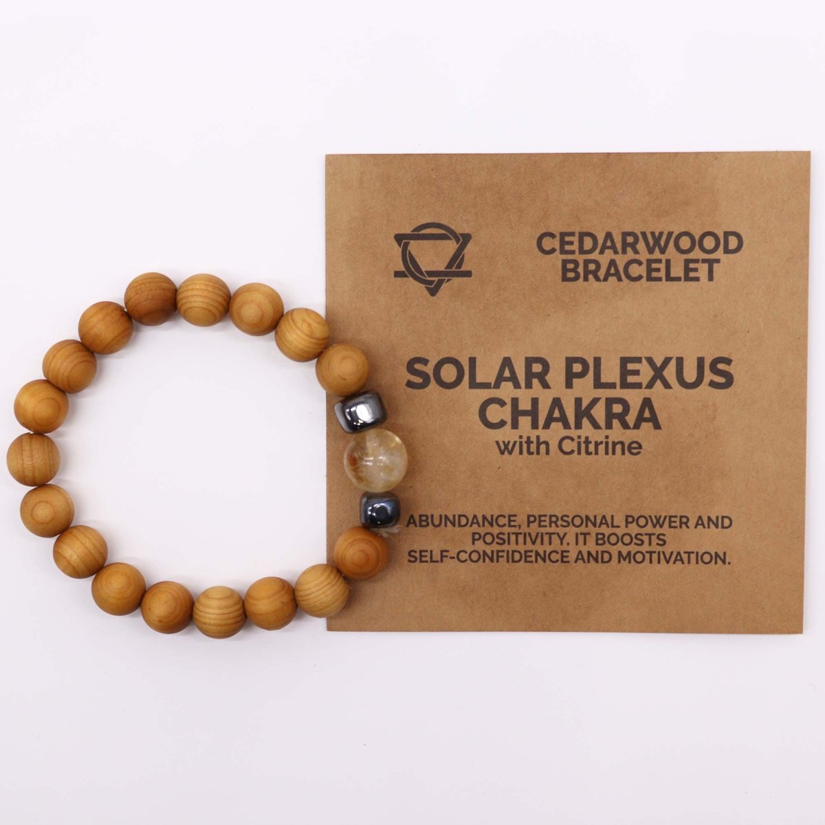 Pulseira Cedro Citrino | Chakra Plexo Solar – Energia & Confiança - Image 3