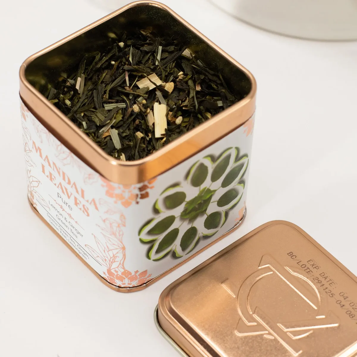 Chá Verde com Limão e Gengibre Eco 50g | Revigorante - Image 4