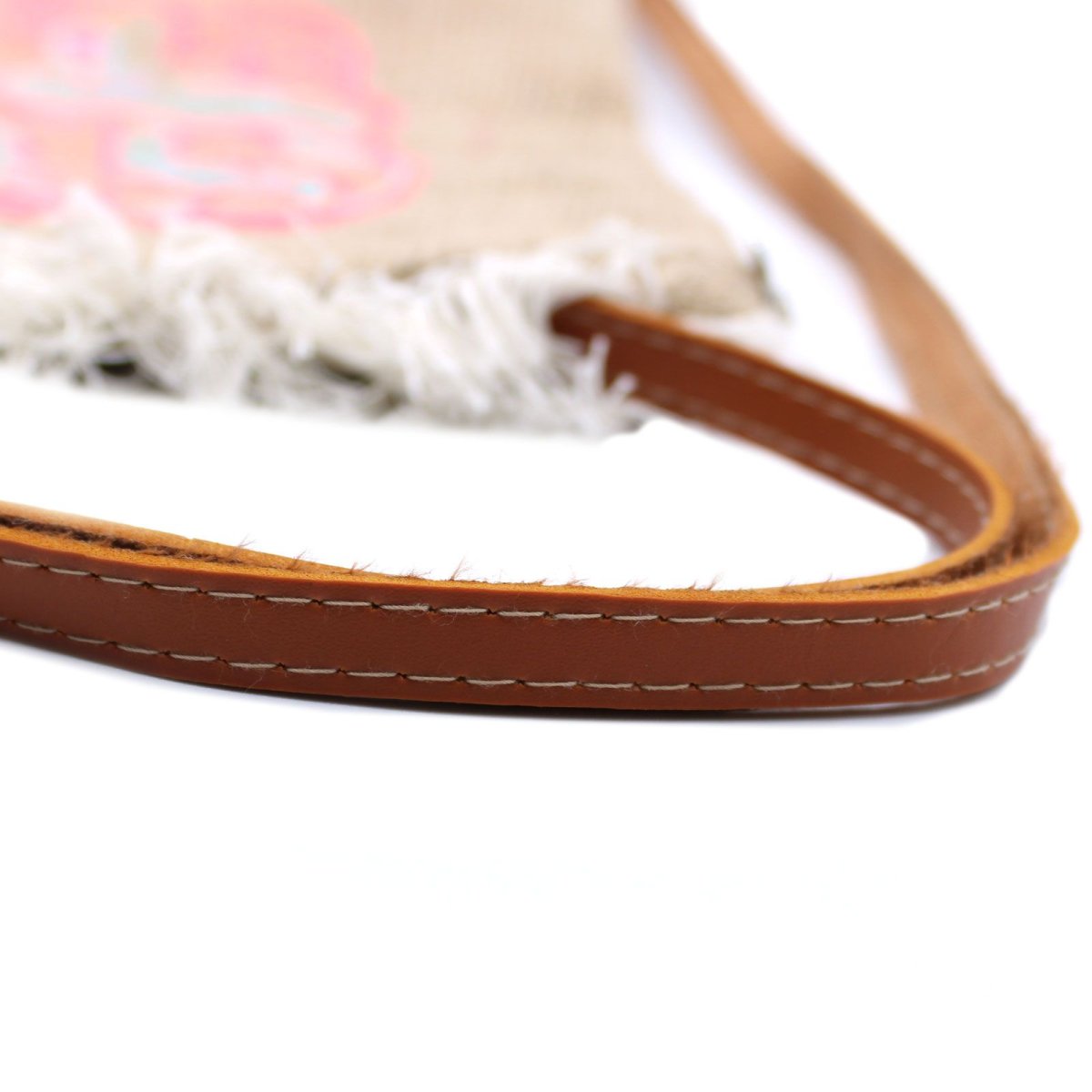 Bolsa com franjas e elefante: Estilo Ético em Juta - Image 6