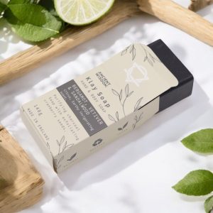 Sabão de Argila Bergamota e Sândalo | Limpeza e Esfoliação Natural