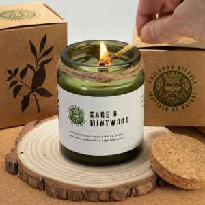 Vela de Soja Lavanda Selvagem: Aroma Sereno e Luxuoso