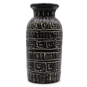 Vaso Cerâmica Lombok Chocolate – Arte Artesanal Indonésia