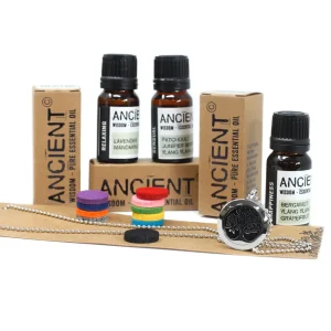 Colar Difusor Árvore da Vida com Kit de Óleos