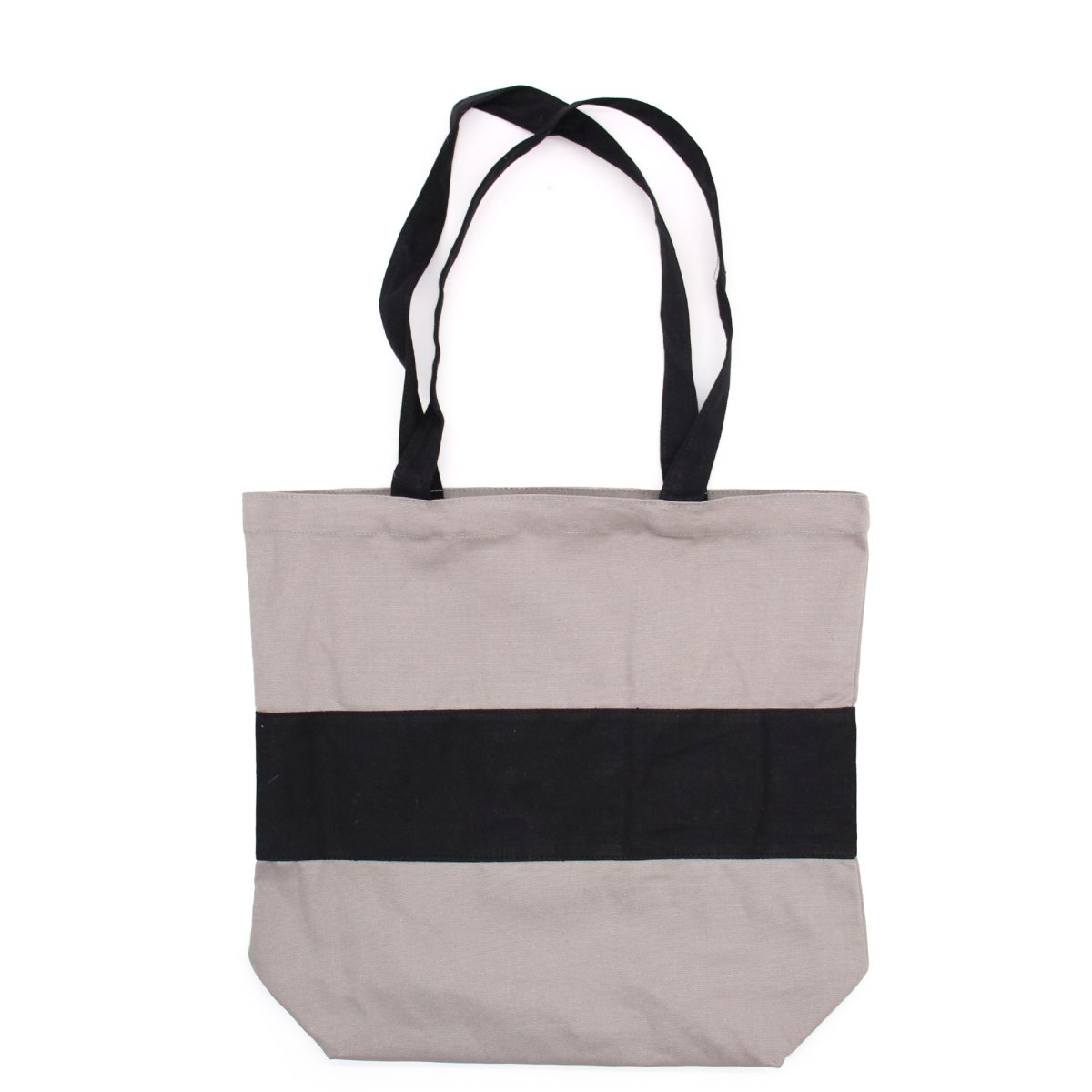 Bolsa de Algodão de Dois Tons Cinzento e Preto – BioStore - Image 3