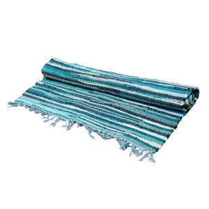 Tapete de Algodão Aqua Blues – 150×90 Premium