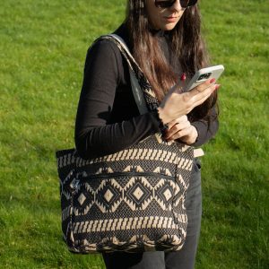 Bolsa Jacquard Naturales: Estilo Telar do Deserto | BioStore