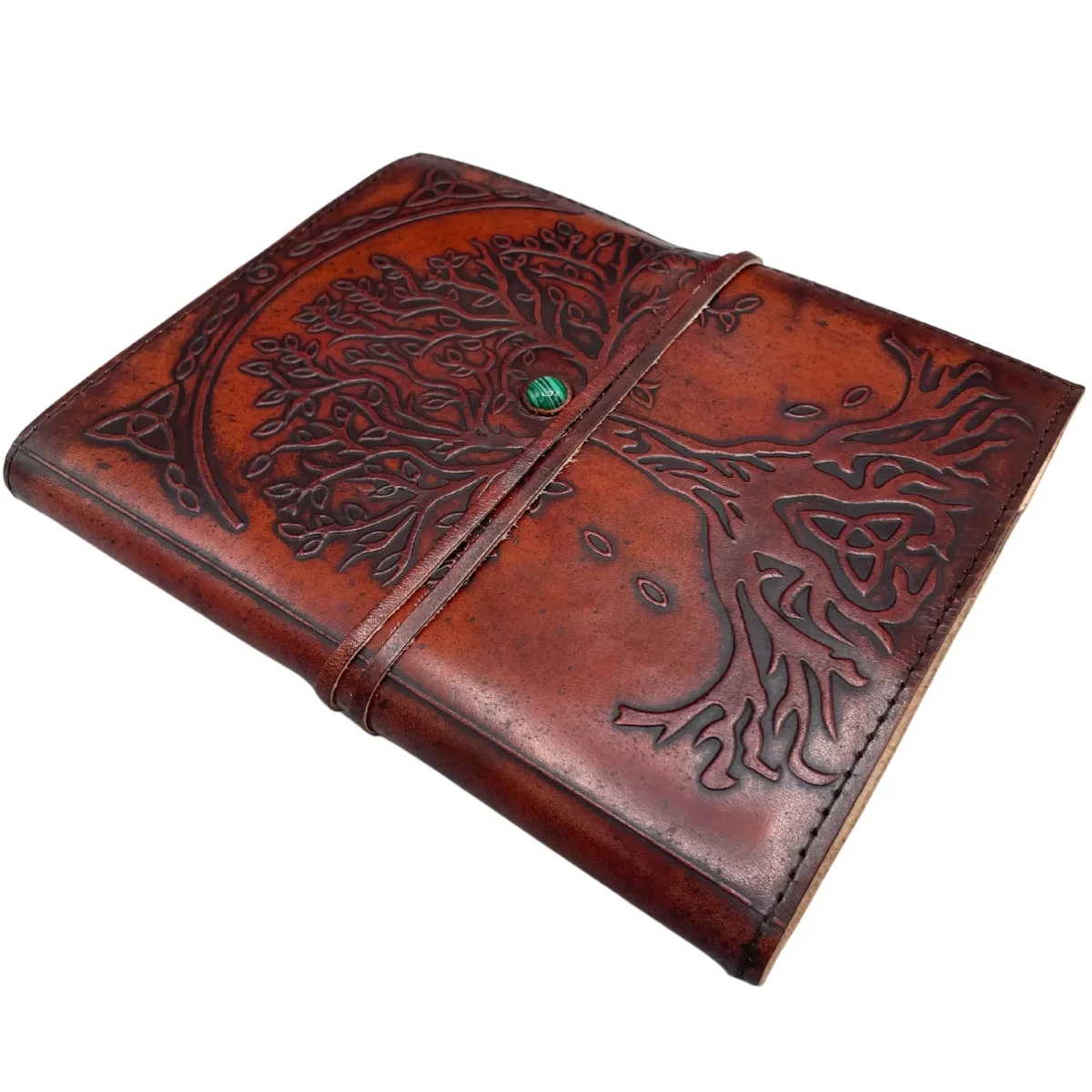 Caderno de Couro Árvore da Vida: Elegância e Tradição
