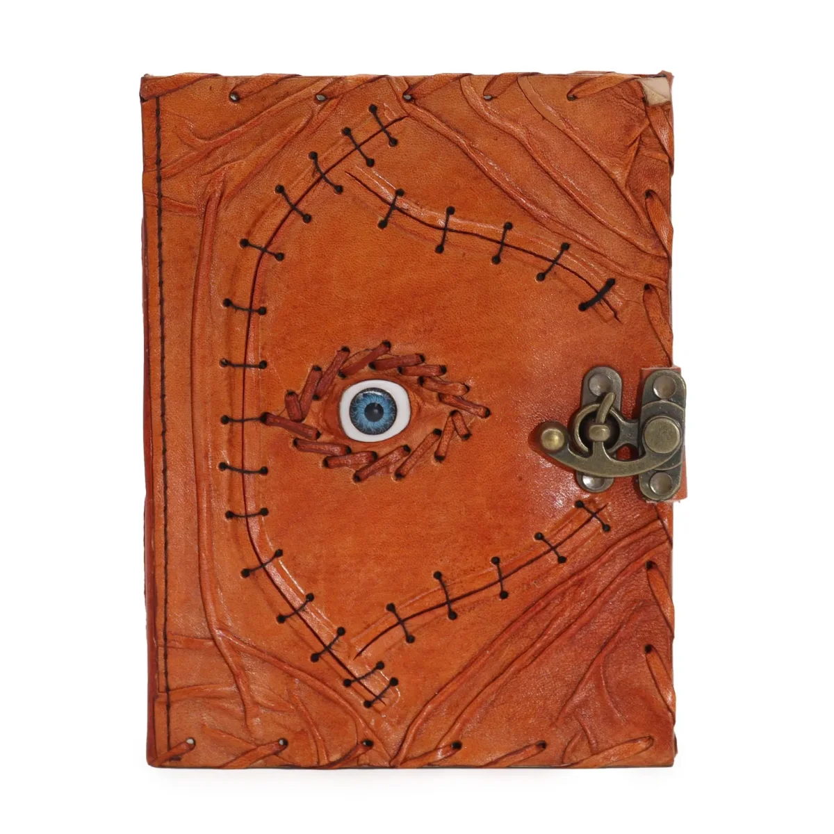 Caderno de Pele Olho Grego Vintage - Image 2