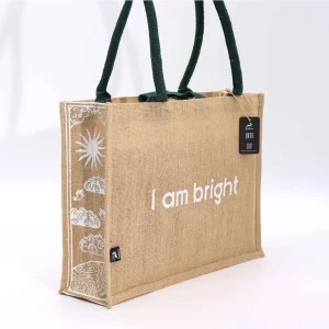Bolsa de Juta Hop Hare Sou Brilhante | Estilo e Ecologia
