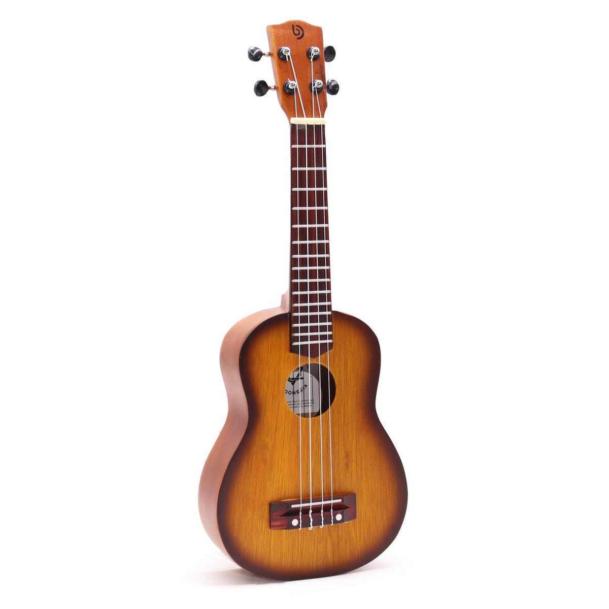 Ukulele Artesanal Sunburst Laranja – Som e Qualidade