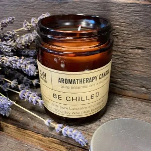 Vela para Aromaterapia e Relaxamento: Lavanda e Erva-Doce