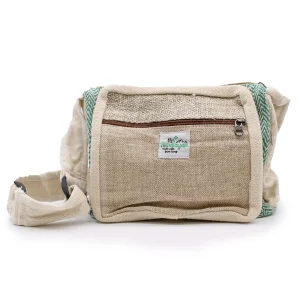 Bolsa Messenger de Cânhamo e Algodão | Estilo Sustentável