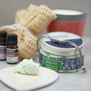 Soufflé de Ducha Chá Verde 160g: Limpeza Suave e Revigorante