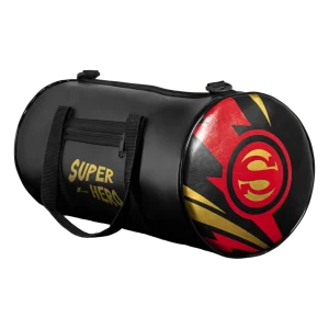 Bolsa Transversal Infantil Super-Hero - Preto e Dourado