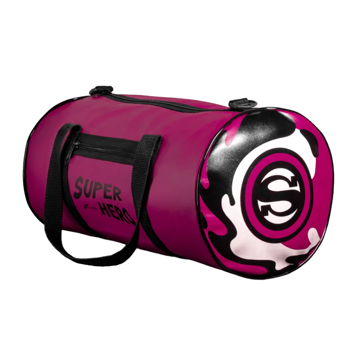 Bolsa Transversal Infantil Super-Hero - Rosa e Branco