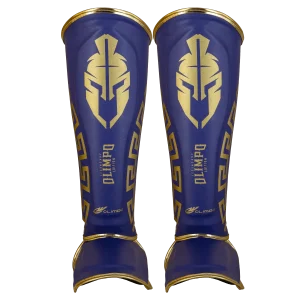 Caneleira de Muay Thai Legendary - Azul e Dourado