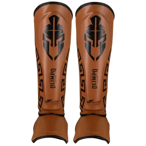 Caneleira de Muay Thai Legendary - Marrom e Preto
