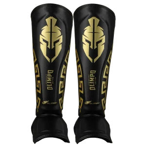 Caneleira de Muay Thai Legendary - Preto e Dourado