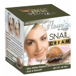 Hemani Creme facial de lodo de caracol diurno e noturno