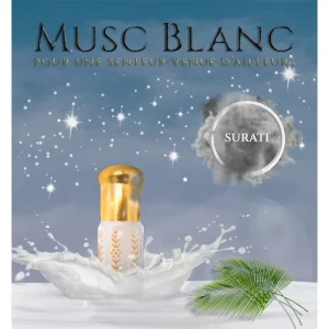 Almíscar Branco Tahara Surrati 3 mL - Almíscar Branco Perfumado