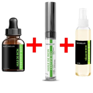 Pacote Pipeta de Óleo de Rícino 30mL + Óleo de Rícino 30mL Spray + Rímel de Óleo de Rícino