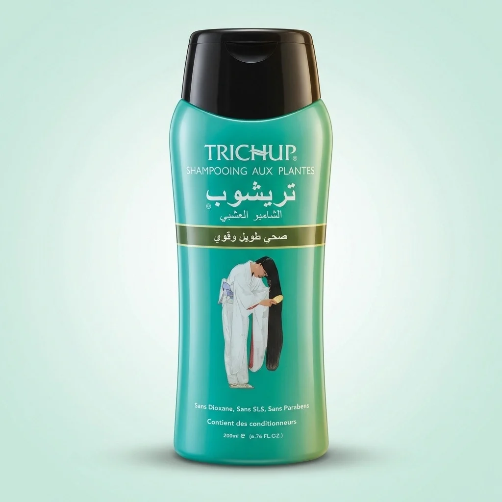 Shampoo Trichup Indian Care – Promove o crescimento capilar – Enriquecido com Bhringraj, Amla e Alcaçuz – Sem SLS, sem parabenos – 200 ml - Image 8