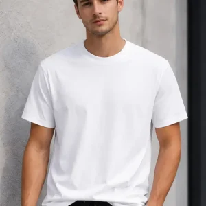 T-shirt Algodão Branca Premium | Conforto de Verão